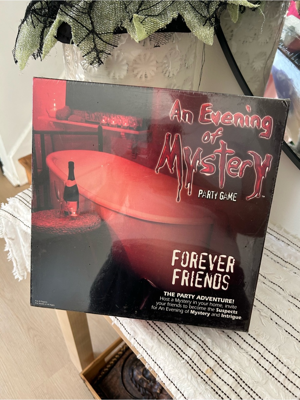 ⭐️ NEW An Evening of Mystery Forever Friends party game Murder Mystery Halloween